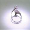Abalone Cabochon Gemstone Sterling Silver Ring Size 4 to 6 YOU SELECT SIZE view 3