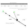 DYPASA Vertical Fishing Rod Holder 1.7M/2.1M Aluminum Alloy Bracket, Fishing Box, Fishing Chair, Turret Bracket Wall Mounted Fishing Rod Rack (Size : 2.1M) view 2