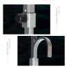 Vertical Fishing Rod Holder Aluminum Alloy Large Object Rear Bracket Fishing Rod Hanging Gun Turret Antenna Anti-skid And Anti-dropping Buckle Bracket Wall Mounted Fishing Rod Rack ( Color : Black ) view 3
