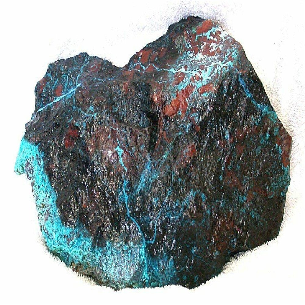 2572 Gram 5 Pound 10.8 Ounce Quantum Quattro Silica Chrysocolla CABOCHON Rough