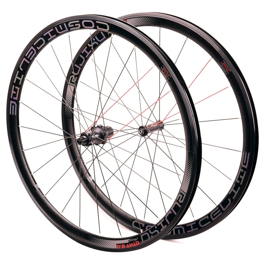 RUJIXU 700c Road Bike Wheelset Rim/V Brake Clincher 38mm Lightweight Quick Release 7 8 9 10 11 Speed Cassette Bicycle Wheels 1960g (Color : B, Size : 700C)