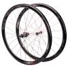RUJIXU 700c Road Bike Wheelset Rim/V Brake Clincher 38mm Lightweight Quick Release 7 8 9 10 11 Speed Cassette Bicycle Wheels 1960g (Color : B, Size : 700C) view 1