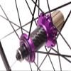 RUJIXU Bike Wheelset 700c Rim 40mm Quick Release Wheels V/C Brake Carbon Hub for 7 8 9 10 11 Speed Cassette 1925g Road Cruiser Bicycle Wheels (Color : Purple hud, Size : 700C) view 3
