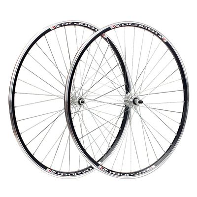 RUJIXU BMX Wheelset 406 451 24in Foldable Bicycle Rim C/V Brake Wheels Solid Shaft Hub for Rotary Flywheel 6/7/8/9 Speed (Color : Silver HUD, Size : 20"/451)