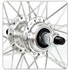 RUJIXU BMX Wheelset 406 451 24in Foldable Bicycle Rim C/V Brake Wheels Solid Shaft Hub for Rotary Flywheel 6/7/8/9 Speed (Color : Silver HUD, Size : 20"/451) view 4
