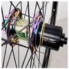 RUJIXU Mountain Bike Wheelset 26 inch Disc Brake Rim Brake MTB Quick Release Wheelset Double Wall Sealed Bearing Cassette 7 8 9 10 11 Speed 32 Spokes 6 Pawls (Color : Colorful hud, Size : 27.5inch) view 4