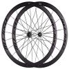 RUJIXU Bike Wheelset 700c Rim 40mm Quick Release Wheels V/C Brake Carbon Hub for 7 8 9 10 11 Speed Cassette 1925g Road Cruiser Bicycle Wheels (Color : Black hud, Size : 700C) view 1