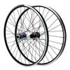 RUJIXU Mountain Bike Wheelset 26 inch Disc Brake Rim Brake MTB Quick Release Wheelset Double Wall Sealed Bearing Cassette 7 8 9 10 11 Speed 32 Spokes 6 Pawls (Color : Colorful hud, Size : 26inch) view 1