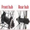 RUJIXU Mountain Bike Wheelset 26" 27.5" 29" Bicycle Rim MTB Centerlock Disc Brake Wheels Quick Release 32 Holes Cassette Hub for 7/8/9/10 Speed 1920g (Color : Black, Size : 27.5'') view 3
