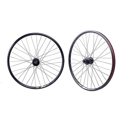 RUJIXU Mountain Bike Wheelset 26 27.5 29" MTB Disc Brake Rim Quick Release Wheels 32H Hub for 7/8/9/10 Speed Cassette Flywheel 2340g (Color : Black, Size : 29'')