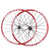 RUJIXU 26inch 27.5" 29er MTB Mountain Bike Wheelset Disc Brake Bicycle Wheels Sealed Bearings Front Rear Rim 24H Flat Spokes Fit 7 8 9 10 11 Speed Cassette (Color : Red, Size : 29") view 1
