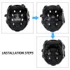 Yzpacc Tactical Helmet Pads, Universal Replacement EX Helmet Internal Memory Foam Padding Protective Mat for ACH MICH FMA EXF view 2