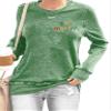 To The Person Behind Me Tshirt You Are Amazing You Matter Shirt To The Person Behind Me Vneck Long Sleeve Sweatshirt Crew Neck Pullover Casual Positive Shirt Women Fun Graphic Tee Green view 2