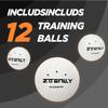 ZTTENLLY Ping Pong Balls White 12 Pack - Official Size & Weight, 3-Star 40mm ABS High Bounce Table Tennis Balls for Indoor/Outdoor Playing or Training view 3