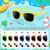 Kids Sunglasses Party Favors Bulk, Neon Sunglasses with UV400 Protection for Gilrs Boys Kids (48, black) view 2