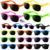 Kids Sunglasses Party Favors Bulk, Neon Sunglasses with UV400 Protection for Girls Boys Kids (32, black) view 1