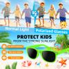 Kids Sunglasses Party Favors Bulk, Neon Sunglasses with UV400 Protection for Girls Boys Kids (32, black) view 4