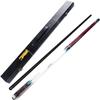 RYGHTTYT snooker and pool cues adult with case 1/2 Split Pool Cue Stick Single Pole, Maple Pool Cue Black Forelimbs 57Inch, Billiard Pool Cue Adult 19Oz Nano Hard Paint 10.8/11.8/13Mm Tips,Black Maple view 1