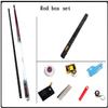 RYGHTTYT snooker and pool cues adult with case 1/2 Split Pool Cue Stick Single Pole, Maple Pool Cue Black Forelimbs 57Inch, Billiard Pool Cue Adult 19Oz Nano Hard Paint 10.8/11.8/13Mm Tips,Black Maple view 2