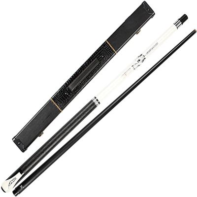 RYGHTTYT snooker and pool cues adult with case Four-Hole Rod Set Pool Cues 58 Inch 19Oz Maple, Handmade Pool Cue Stick 1/2 10.8-11.8-13Mm Tip Black Technology Forelegs, Billiard/Pool Cue Adult Leather