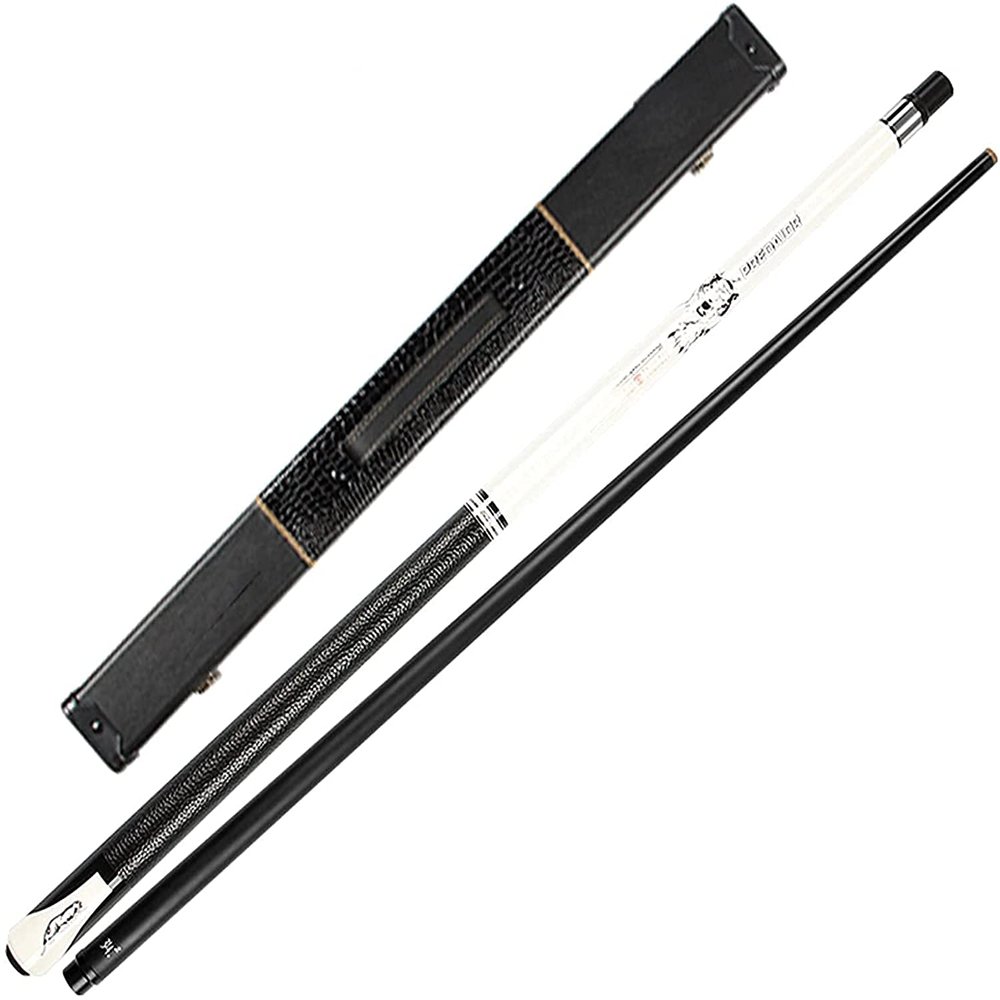 RYGHTTYT snooker and pool cues adult with case Four-Hole Rod Set Pool Cues 58 Inch 19Oz Maple, Handmade Pool Cue Stick 1/2 10.8-11.8-13Mm Tip Black Technology Forelegs, Billiard/Pool Cue Adult Leather