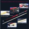 RYGHTTYT snooker and pool cues adult with case Maple Pool Cue Adult 57Inch, 1/2 Split High-Performance Pool Cue Stick 19Oz Sport Silicone Grip, Handmade Snooker Cue Adult 9.5-11.5-13Mm Tips,Rod Box Se view 2