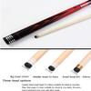 RYGHTTYT snooker and pool cues adult with case Maple Pool Cue Adult 57Inch, 1/2 Split High-Performance Pool Cue Stick 19Oz Sport Silicone Grip, Handmade Snooker Cue Adult 9.5-11.5-13Mm Tips,Rod Box Se view 4