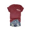 MOGUI The World is A Better Place with You Shirt Dear Person Behind Me Jesus Loves Matter T to Women Vintage Positive Casual Tee Be Kind Your Mind Shirt, Crewneck-red, 4X-Large view 2