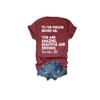 MOGUI The World is A Better Place with You Shirt Dear Person Behind Me Jesus Loves Matter T to Women Vintage Positive Casual Tee Be Kind Your Mind Shirt, Crewneck-red, 4X-Large view 3