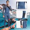 Wetsuits for Men, Full Body Wet Suit, 3mm Neoprene Scuba Diving Suit Long Sleeves UV Protection Diving Skin Back Zip Thermal Swimsuit for Diving Surfing Snorkeling Kayaking Water Sports view 2