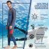 Wetsuits for Men, Full Body Wet Suit, 3mm Neoprene Scuba Diving Suit Long Sleeves UV Protection Diving Skin Back Zip Thermal Swimsuit for Diving Surfing Snorkeling Kayaking Water Sports view 3
