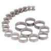 1 PAIR (2pcs) SILICONE EARSKIN TUNNELS Double Flare Gauges Super Ultra Thin Soft Flexible Flesh Plugs 1042 (7/16" (11MM), Gray) view 3