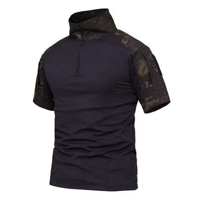 Outdoor Sports Airsoft Shooting Hunting Battle Uniform Combat BDU Clothing Tactical Camouflage Shirt - Green -S