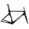 HIMALO 700c Road Bike Frameset Carbon C Brake Racing Frame QR 100/130mm Internal Routing Rame Set 46/48/50/52/54CM (Color : Black, Size : 50cm) view 1