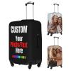 Custom Luggage Cover Design Your Own Luggage Covers For Suitcase Personalized Baggage Suitcase Protector Customized Anti-scratch Suitcase Cover Customize Photo Travel Luggage Cover (L, fit 25-28 Inch Luggage) view 1