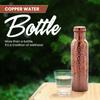 2activelife 100% Pure Copper Water Bottle - 20 Fl Oz / 600 ml - Handmade Leak Proof Vessel For Drinking With Ayurvedic Health Benefits For Sports Fitness Yoga, Gym, Office, Hiking, Outdoor view 2
