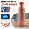 2activelife 100% Pure Copper Water Bottle - 20 Fl Oz / 600 ml - Handmade Leak Proof Vessel For Drinking With Ayurvedic Health Benefits For Sports Fitness Yoga, Gym, Office, Hiking, Outdoor view 4