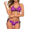 Shapes Love Themed Women's Bikinis Sets Halter String Triangle 2 Piece Sexy Swimsuit Bathing Suits XL view 1