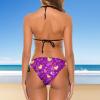 Shapes Love Themed Women's Bikinis Sets Halter String Triangle 2 Piece Sexy Swimsuit Bathing Suits XL view 4