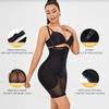 Beauty_yoyo Women Hi-Waist Thigh Slimmer Fajas Colombianas Hip Enhancer Tummy Control Body Shaper Black view 2