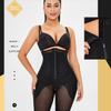 Beauty_yoyo Women Hi-Waist Thigh Slimmer Fajas Colombianas Hip Enhancer Tummy Control Body Shaper Black view 3