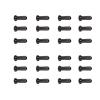 HERERO 12 Mm Length Black Color Brass Material Spoke Nipples Match for 2.0 Mm Spokes (Color : 36 Pieces A Lot) view 1