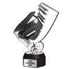 Trophymonster Music Real Wood Eco Friendly Trophy Award | for Club, School & Presentations | Free Engraving view 3