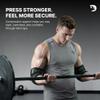 DMoose Fitness Elbow Wraps for Weightlifting (Pair) - 40'' Adjustable Elbow Strap for Gym Workout & Bench Press, Compression Elbow Wraps for Tendonitis & Joint Support, Elbow Sleeve (Green Stripes) view 3