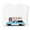 1976 Chevy K5 Blazer Vintage Truck Owner T-Shirt White view 3