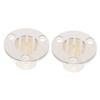DOITOOL 2pcs Boat Deck Floor Drain Fitting Scupper Drain Cover for Yacht and Rv Easy Install Mirror Polished Strong Load-Bearing Capacity Prevents Water Seepage view 1