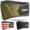 DMoose gym belt for men weight lifting. Weight Belt Gym squat Weightlifting Powerlifting Workout Heavy Duty Training Strength Training Equipment - Green XSmall view 1