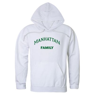 W Republic Manhattan College Jaspers Family Hoodie Sweatshirts White Large