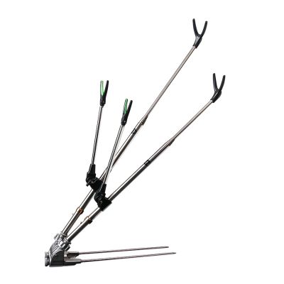 Vertical Fishing Rod Holder Stainless Steel Double Turrets, Fishing Box, Fishing Chair Rod Holder, Hand Rod Holder, Rod Holder, Fishing Rod Holder Wall Mounted Fishing Rod Rack (Size : 1.7M)