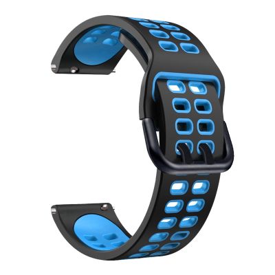 ONECM 20 22mm Replacement Watch Band Soft Silicone Breathable Wrist Strap For SUunto 3 Fitness/9 PEAK Sport Smart Bracelet Accessories (Color : Style D, Size : For Suunto 3 Fitness)